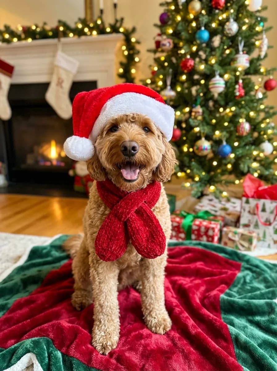 Santa Dog